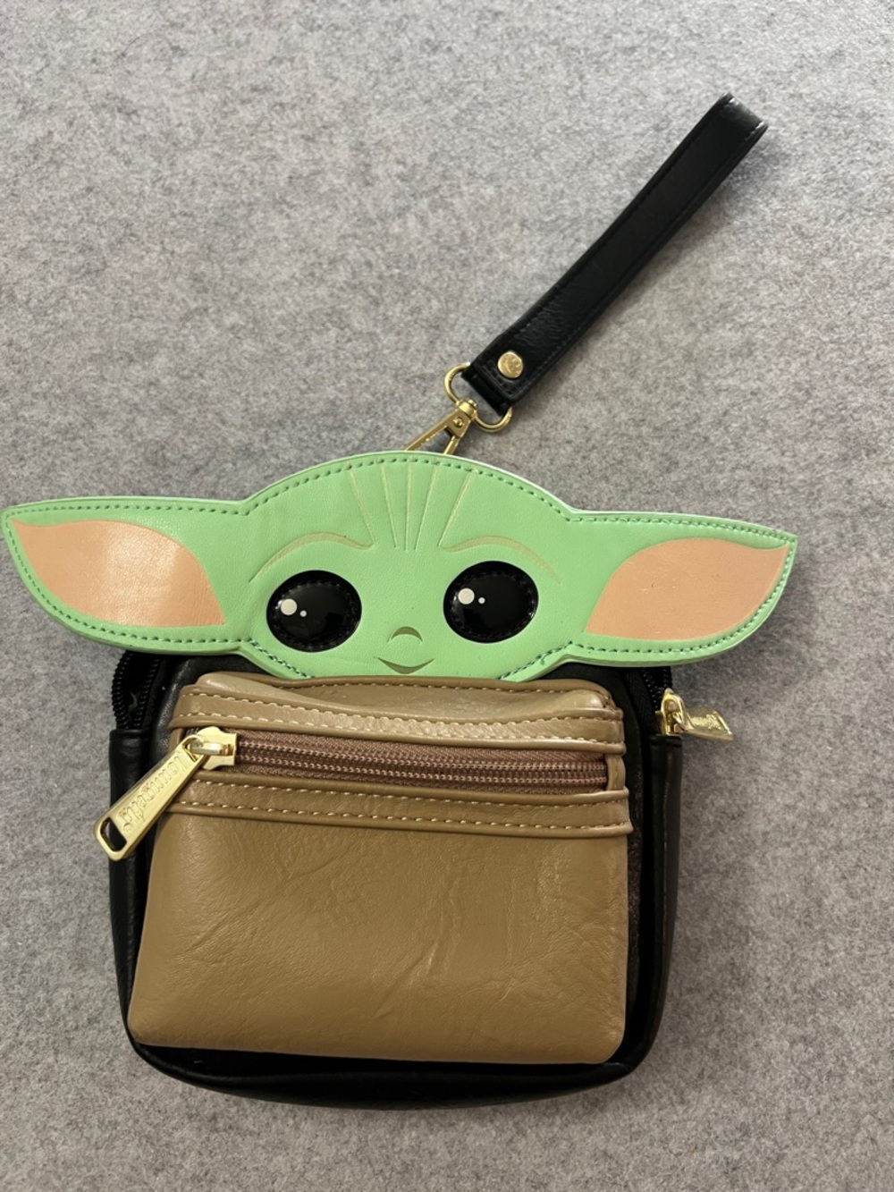 Disney Parks Loungefly Star Wars Grogu The Child Convertible Wristlet & Belt Bag
